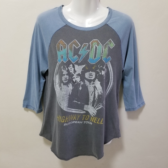 Junk Food AC/DC T-shirt Tee European Tour 1979 XS - Picture 12 of 12